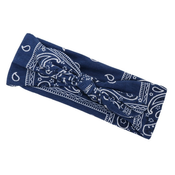 Yanyanz Handkerchiefs for Men, Sport Sweat Cashew Printed Hairband Head Wrap Headband Hair, Women's Handkerchiefs Navy One Size