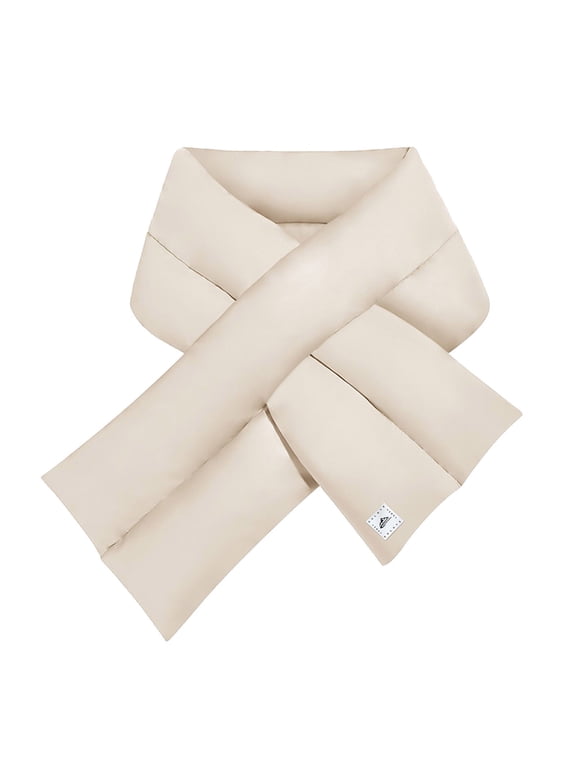 Scarface, Scarf Outdoor Windproof Winter Neck Warm Adult Solid And Down Cotton Scarf, Scarf Beige One Size