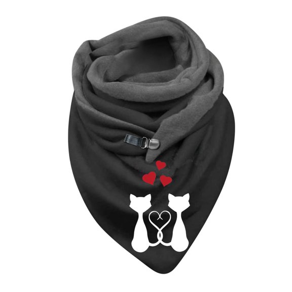 Yanyanz Scarface, Scarves Casual Warm Soft Shawls Fashion Printing Wrap Women Scarf, Scarf H One Size