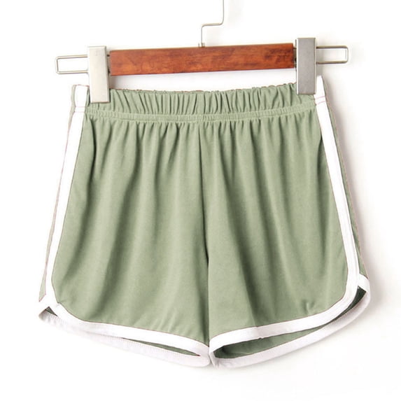 Yanyanz Shorts for Women,Shorts Fashion Pants Beach Summer Sport Short Lady Women Pants Gym Shorts Women Workout Shorts Women Clearance Green Xl