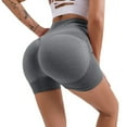 thumbnail image 1 of Yanyanz Shorts for Women,Women'S Solid Color Fashionable Tight Casual Yoga Shorts Yoga Pants Women Workout Shorts Women Clearance Grey L, 1 of 5
