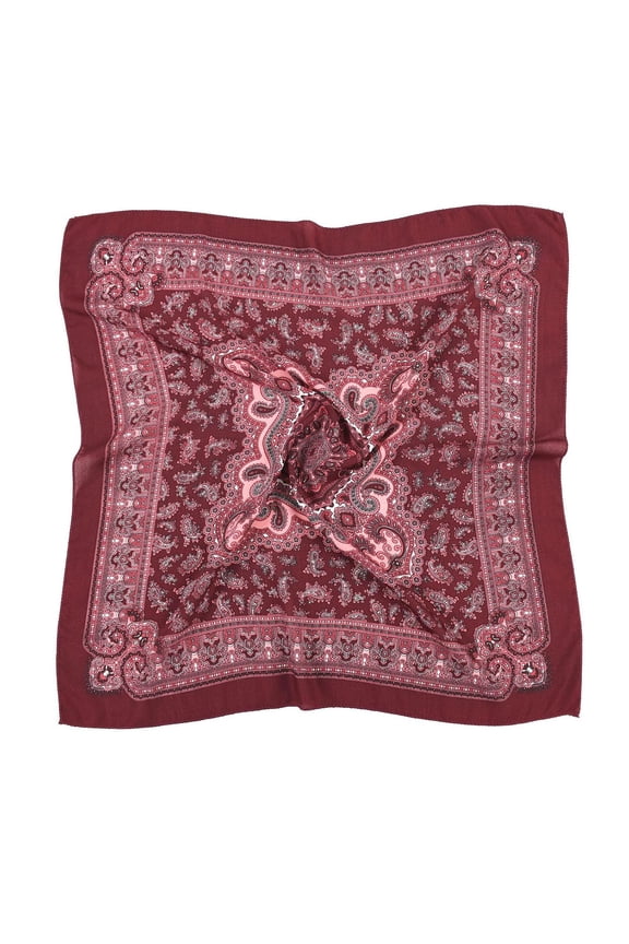 Silk Scarf, Scarf for Islam Folk-Custom Cashew Scarf Muslim Head Vintage Shawl Scarfs Women Wrap Lady Printing Hair Women Travel Neckerchief Neck Wrap Silk Scarves, Silk Scarf L One Size