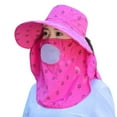 thumbnail image 1 of Yanyanz Sun Hats for Women, Women Summer Sun Hat Adjustable Anti Outdoor Riding Large Hat Sun Visor Protective Hat, Bucket Hats Hot Pink One Size, 1 of 3