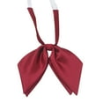 thumbnail image 1 of Yanyanz Ties for Men, Women's double layer bow tie bow flower new featherless root Japanese college solid color bow tie, Ties Red One Size, 1 of 3