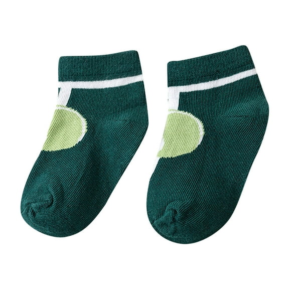 Yanyanz Toddler Socks, Children Fashion New Pattern Football Baseball Football Pattern Summer Thin Comfortable Cute, Socks Green S