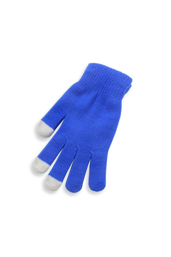 Winter Gloves,Knitted Cold Proof Plush Thickened Christmas Gloves Thermal Gloves Women Gloves for Cold Weather Clearance Blue A