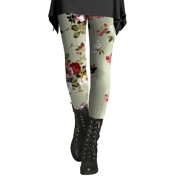 Yanyanz Women's Pants, Ladies' Slim Fit Floral Slimming Printed Bottom Pants, Yoga Pants Women, Yoga Pants