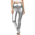 thumbnail image 1 of Yanyanz Women's Pants, Women's Metallic Leggings Shiny Trousers with High Waist Shiny Leggings In Look for Dance Costume with Pocket, Pants for Women, Women's Leather, 1 of 6