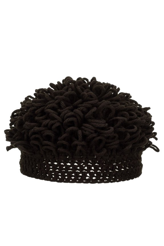 Womens Baseball Caps, Outdoor Comfortable Winter Adult Neutral Keep Warm Wig Hats Plush Knitted Woolen Hat, Baseball Caps Coffee One Size