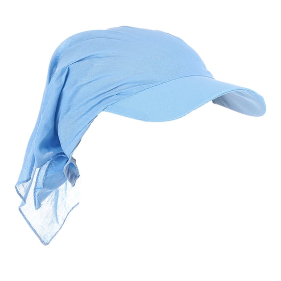 Yanyanz Womens Baseball Caps, Solid Color Outdoor Windproof And with Brim Cotton Printed Headscarf, Baseball Caps E One Size