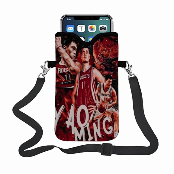 Yao Ming waterproof phone pouch offers strong protection and easy portability.