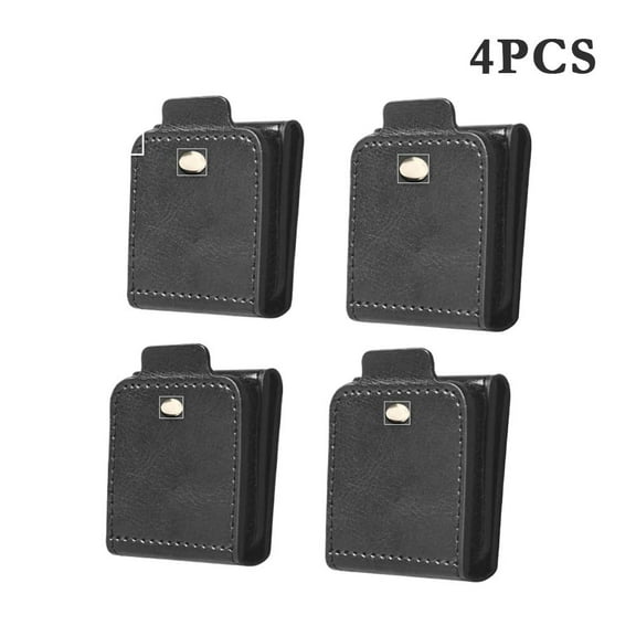 YaoHuan PU Leather Car Seat Belt Pads for Adults, Adjustable Shoulder Strap Covers, Reduce Neck Pressure, Easy Install, Universal Fit