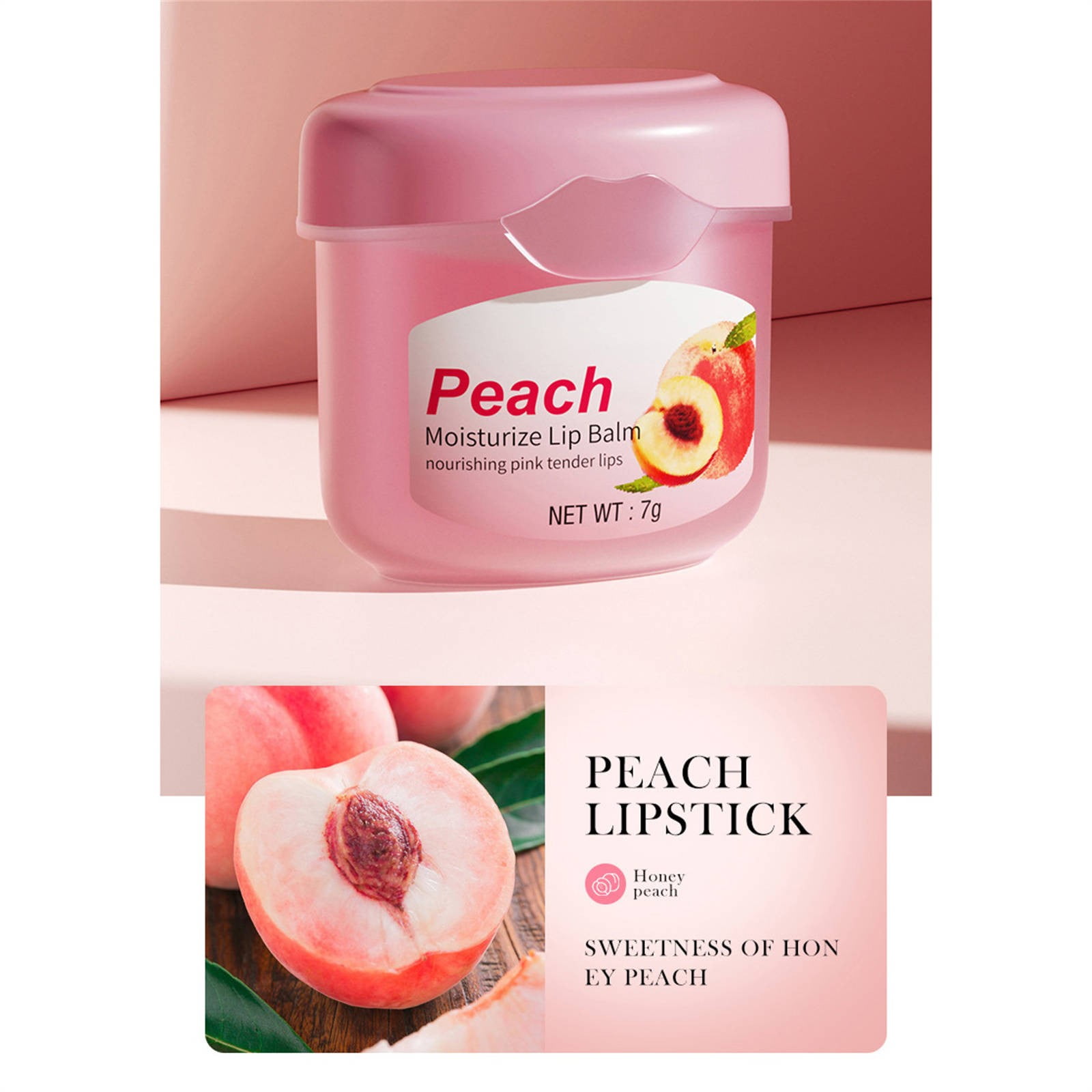 YaoLEO Butterscotch Lip Gloss Honey Lip Balm Hydrates Moisturizes And