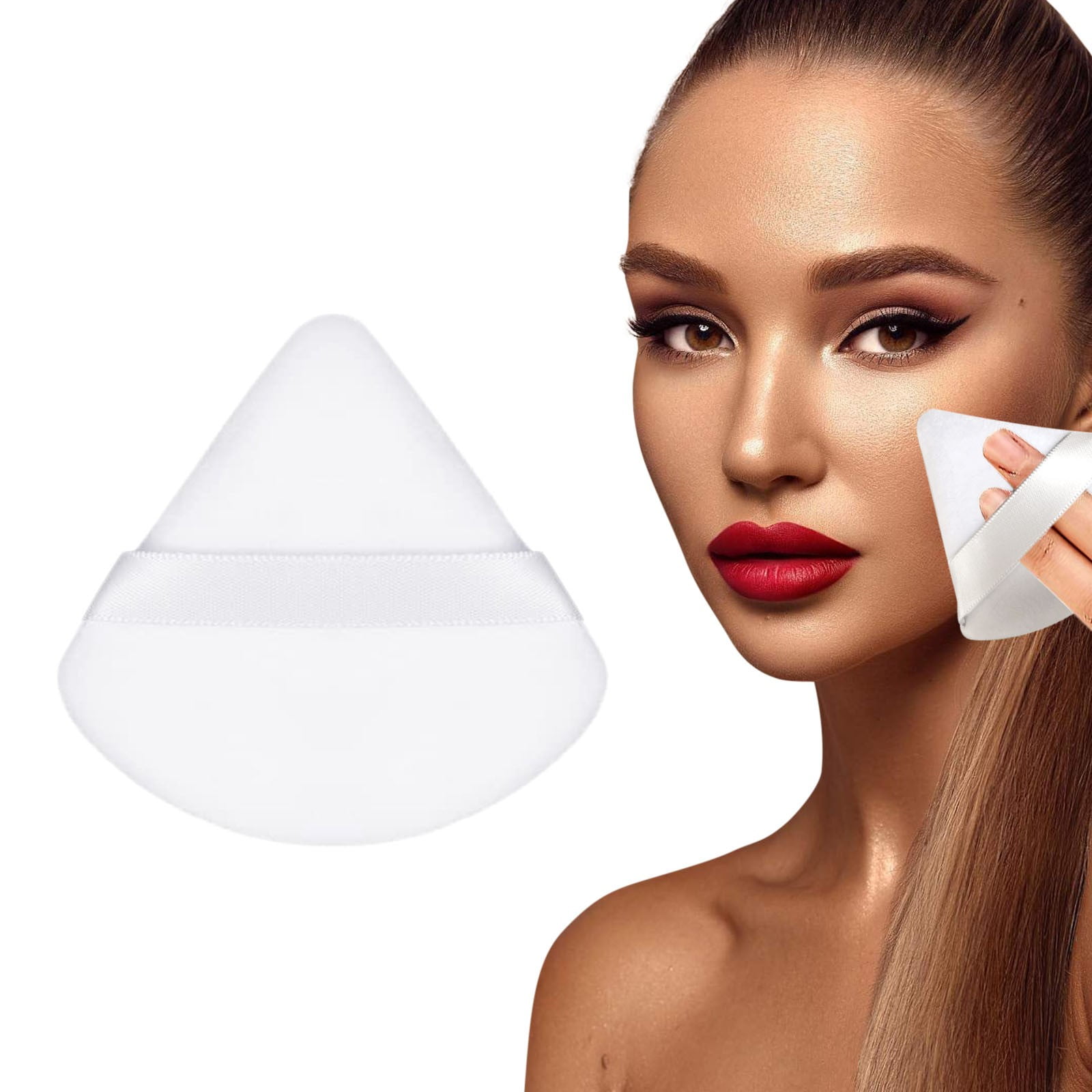 YaoLEO Powder Puffs For Face Powder Powder Puff Triangle Makeup Puff