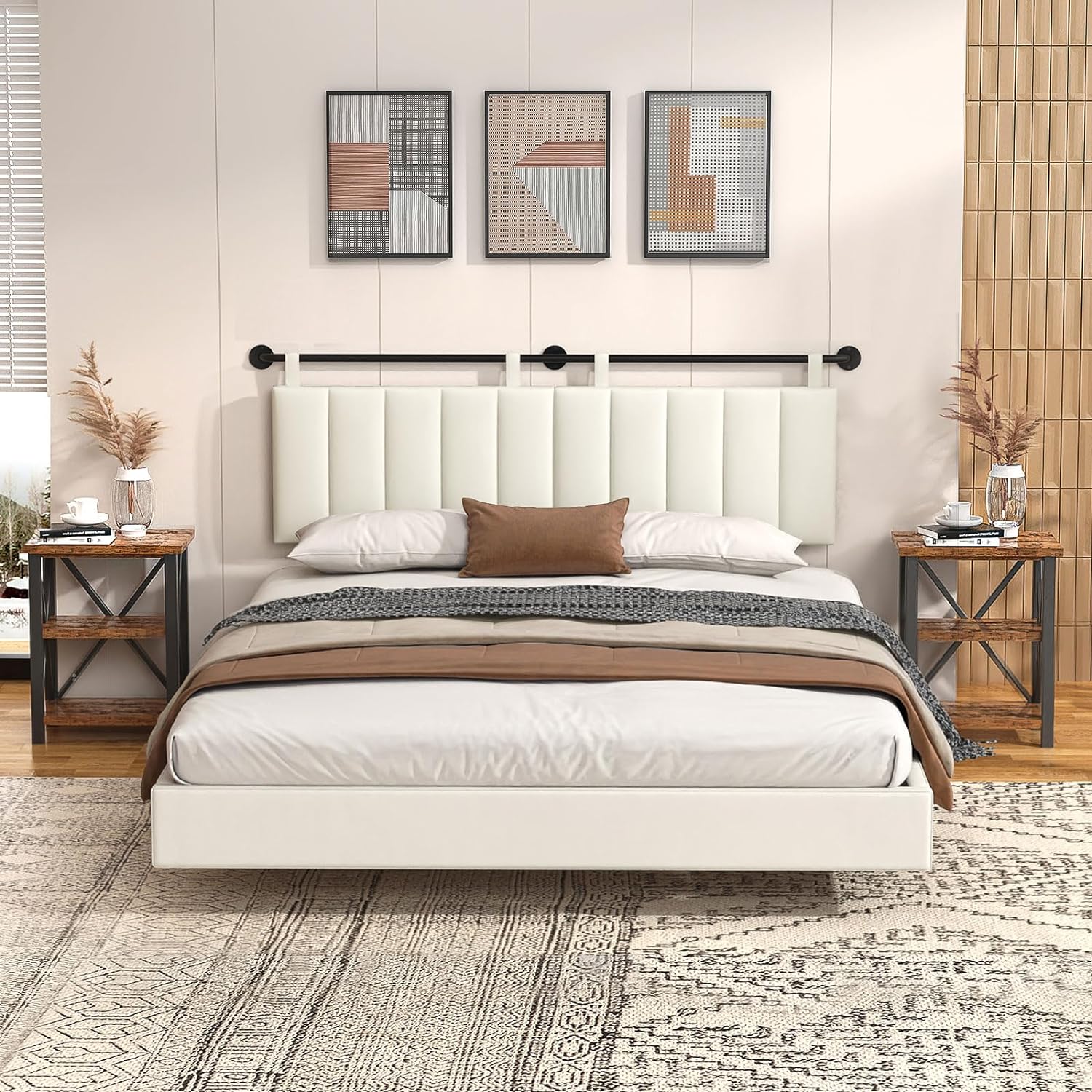 YaoRi King Headboards Only，Wall Mounted Headboard Adjustable