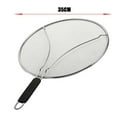 thumbnail image 1 of YaoZQ 14 Inch Splatter Screen for Frying Pan, Grease Guard for Cooking Oil Splatter 1 Piece, Stops 99% Hot Oil Splash, Kitchen Safety Cover Multicolor 13.8 Inch, 1 of 7