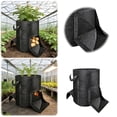 thumbnail image 1 of YaoZQ 15 Gallon Extra Large Potato Grow Bags with Access Flap, Heavy Duty Fabric Planter for Big Harvest Taro Onions, Outdoor Gardening Container, Black, 1 of 6