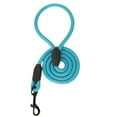 thumbnail image 1 of YaoZQ Blue Dog Leash for Small Dogs, 4ft Reflective Nylon Rope Puppy Lead with Soft Padded Handle, Lightweight Training Leash, 47 in, 1 of 4