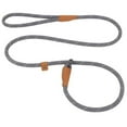 thumbnail image 1 of YaoZQ Grey Slip Lead for Dogs 5ft, 1.2cm Strong Nylon Rope Leash for Large Dogs, Anti-Pull Training, 1 of 4