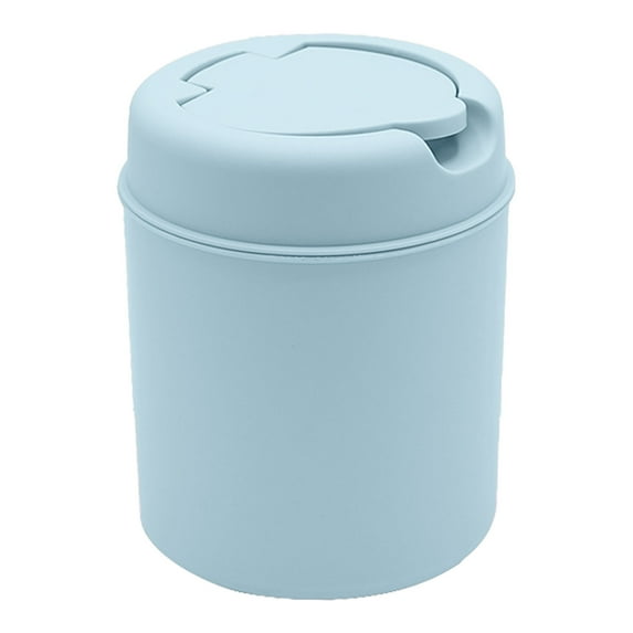 YaoZQ Mini Can With Lid Desktop Wastebasket Small Countertop Garbage Bin For Office Desk Bathroom Vanity Bedroom Tabletop Waste Pail For Makeup Coffee Bar Dorm Cute Press Top Container