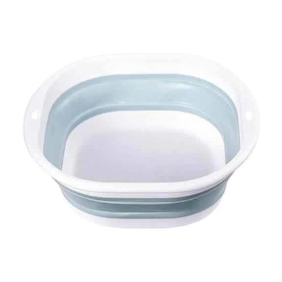 YaoZQ Small Collapsible Wash Basin Portable Dish Tub Foldable Face Wash Bowl for Camping Outdoor Travel RV Kitchen 9.6 inch