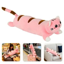 YaoZQ Soft Heated Cat Plush Pillow USB Powered Neck Warmer Gift for Girl Girlfriend Winter 19.7 in Style C