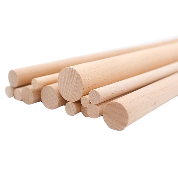 YaoZQ Wood Handle Stick for Auger, 7.9 in Metal Replacement Connecting Rod, Manual Drill Accessory for Outdoor Camping Survival Tool Hiker