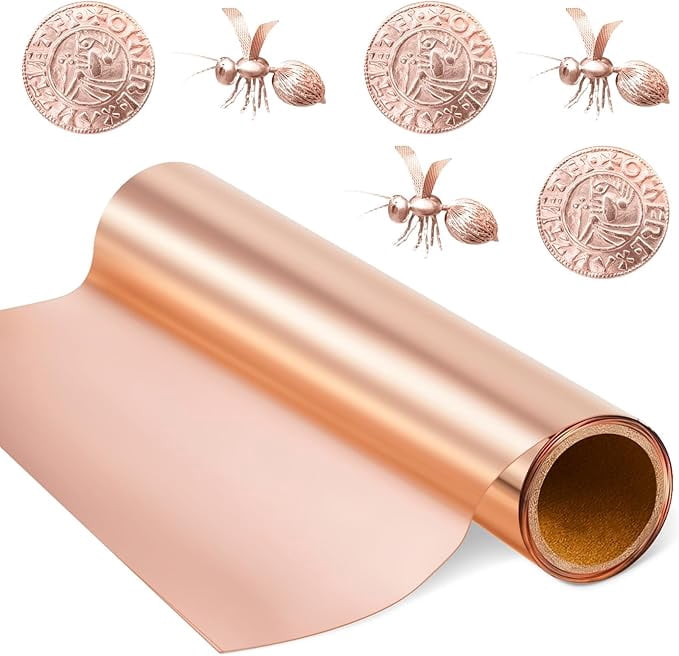 XD2-Aluminum Metal Crafts DIY Foil Roll 0.05 Mm Thick For Art Project Aluminum Flashing Roll Wide Sheet Multipurpose Metal Sheets 12 Inch X 20 Ft Silver