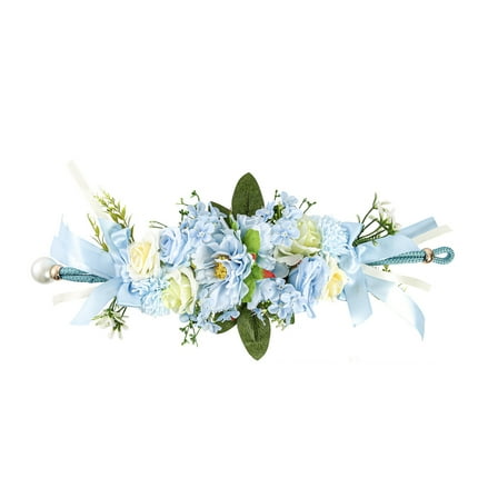 YaoliuBa Artificial Flower Wrist Corsage for Wedding Prom Party Bridesmaid Formal Events Handmade Floral Bracelet Accessory