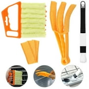 Qweryboo Blind Cleaner Duster Tool, Blinds Cleaner, Blind Cleaner Tool, 2-in-1 Window Blind Cleaner, Duster Brush Venetian Blind Brush