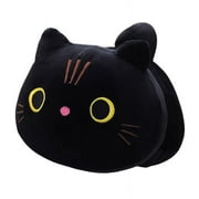 Yaoping Cute Cat Shape Soft Plush Pillows Cartoon Animal Stuffed Toy Cat Doll Toy Cat Cushion Christmas Birthday Gift