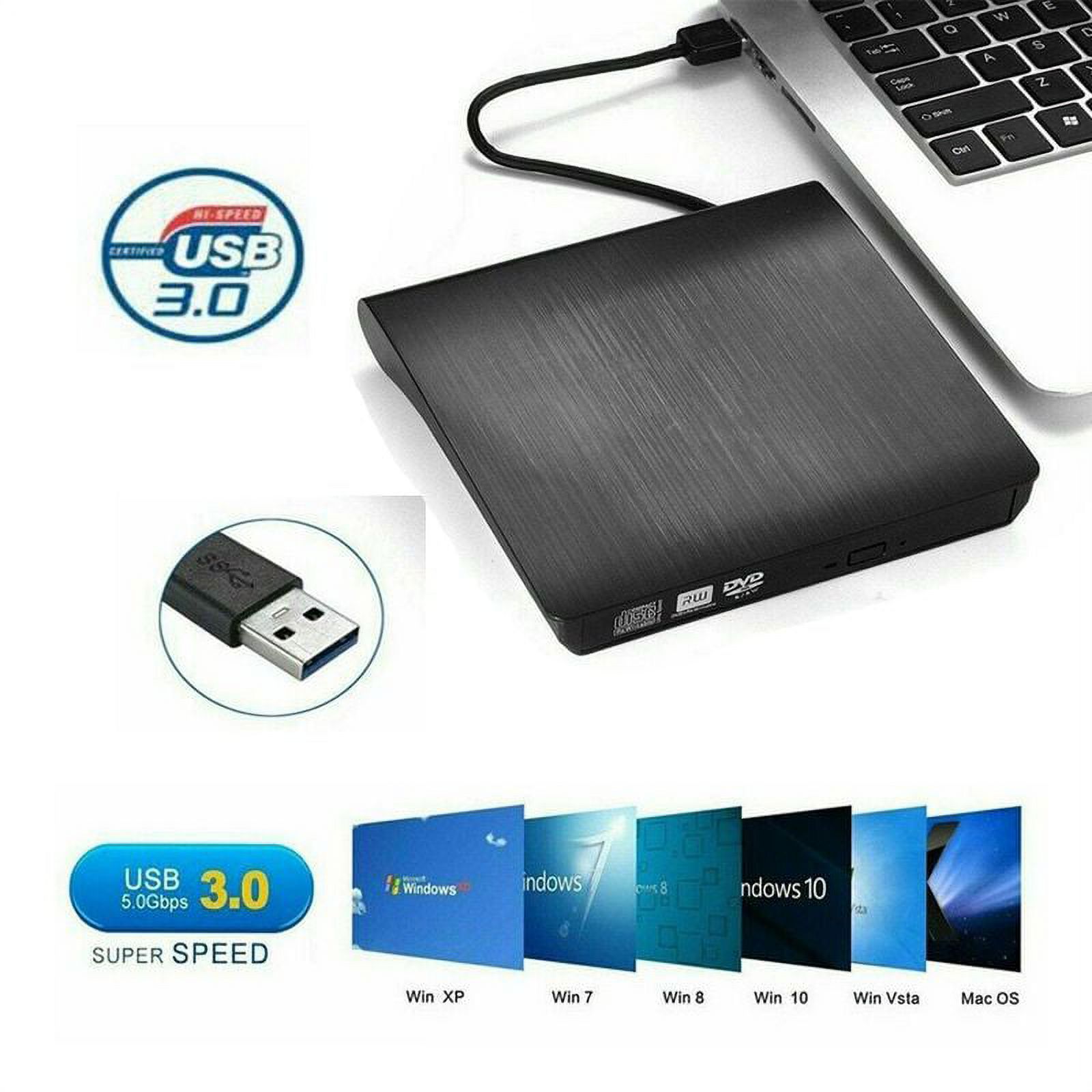 Yaoping USB 3.0 External CD DVD Drive Portable External Optical Drive