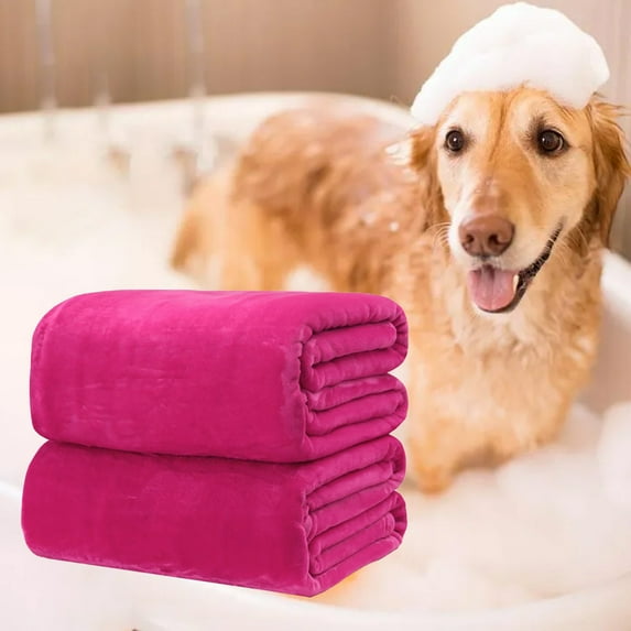 Yaouit Dog Blanket,Waterproof Dog Blanket,Puppy Blanket,Solid Color Blanket Flannel Blanket Coral Gift Blanket Yoga Air Conditioning Cover Blanket Pet Blanket,Puppy Essentials