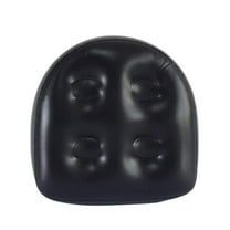 Yaouit Inflatable Booster Seat 18.5x14.6x5.9'', Spa and Hot Tub Booster Seat, Spa Cushion Inflatable Bathtub Pillow, Spa & Back Support Inflatable Hot Tub Seat with Suction Cup,Black