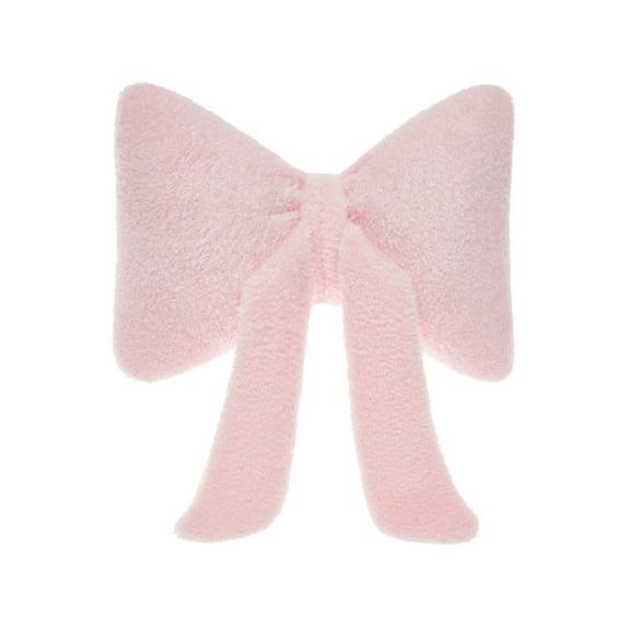 Yaouit Pink Bow Pillow,Throw Pillow,Bow Pillow,Bowknot Pillows Plush Throw Pillows Stuffed Bow Shaped Pillow for Home Decorations Sofa Throw Pillows with Bow Streamers,Pink Clearance Items
