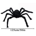 thumbnail image 1 of Yaoyar 125cm Halloween Decorations Spider Realistic Hairy Spider Halloween Party Decor for Outdoor Indoor, 1 of 2