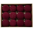 thumbnail image 1 of Yaoyar 12Pcs Velvet Christmas Balls Christmas Tree Decorations, Velvet Ornaments for Christmas Tree, Velvet Christmas Ornaments Balls, 8cm Velvet Christmas Ornaments, 1 of 2