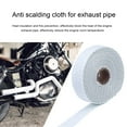 thumbnail image 1 of Yaoyar 2.5CM X 5M Fiberglass Roll Red Racing Exhaust Heat Header Pipe Wrap Heat Shield Sleeve Protection 4 Ties Car Motorcycle, 1 of 5