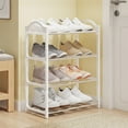 thumbnail image 1 of Yaoyar 4-Tier Shoe Rack with Large Capacity Shoe Shelf Organizer, Free Standing Shoe Rack for Front Door Entrance Entryway Hallway Living Room Doorway, 1 of 7