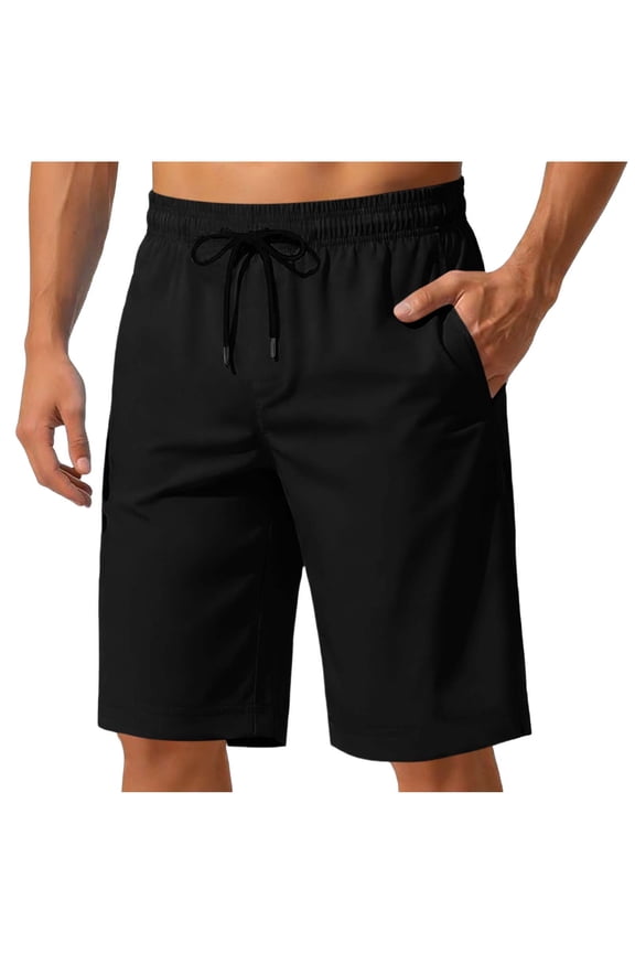 9 Inch Men Swim Trunks with Mesh Lining Quick Dry Breathable Pockets for Summer Beach Cruise Water Park Gym Running