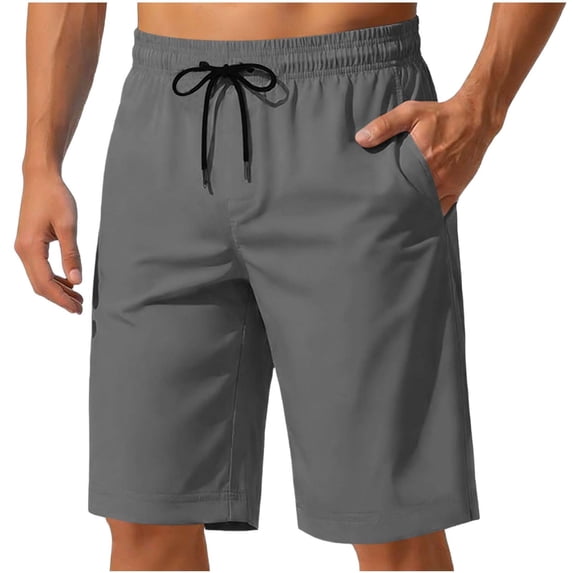 Yaoyar 9 Inch Men Swim Trunks with Mesh Lining Quick Dry Breathable Pockets for Summer Beach Cruise Water Park Gym Running