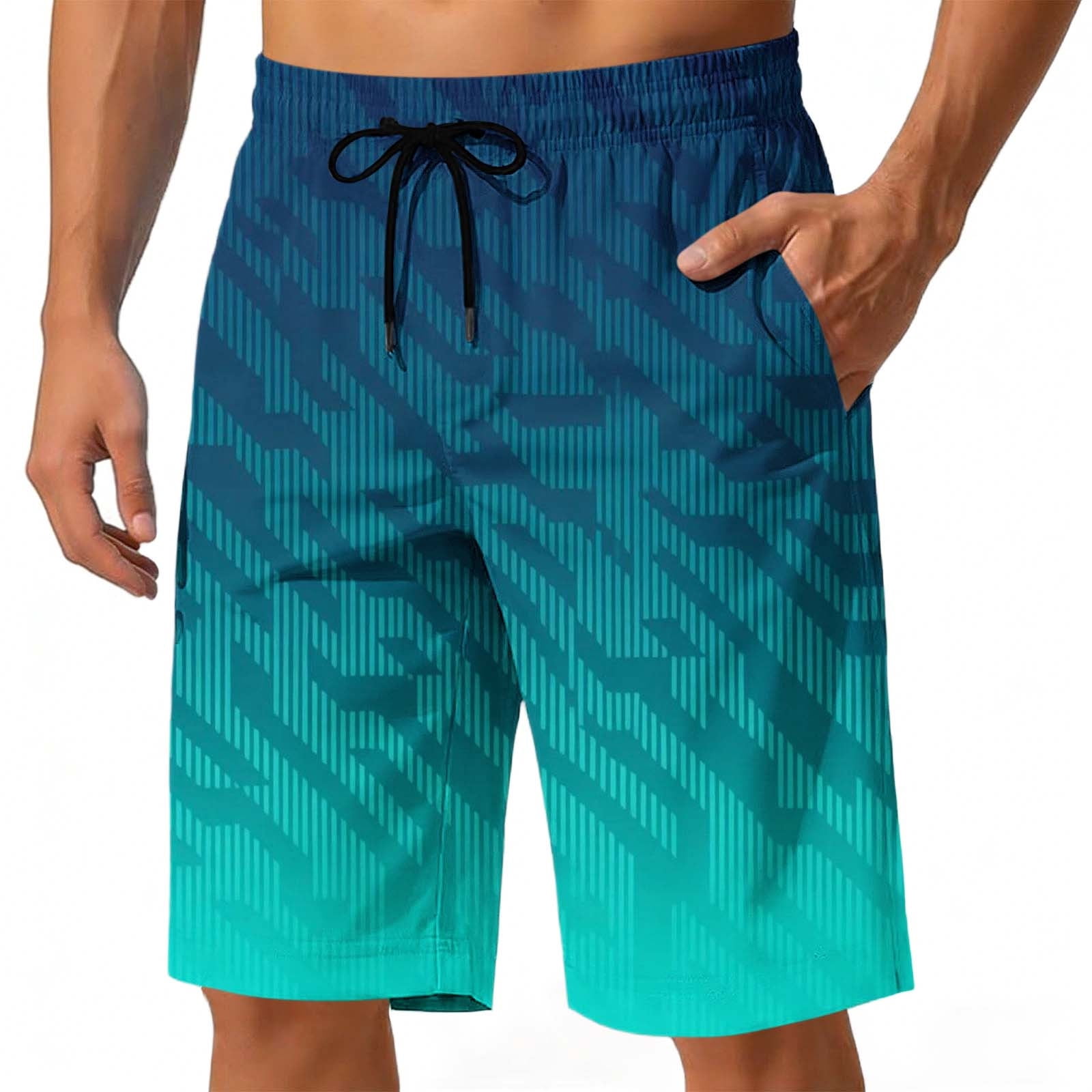 Yaoyar 9 Inch Men Swim Trunks with Mesh Lining Quick Dry Breathable ...