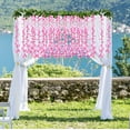 thumbnail image 1 of Yaoyar Artificial Wisteria Hanging Flowers 6.56Ft Hanging Flowers Garland Fake Flower Vines for Home Outdoors Fairy Garden Tea Party Wedding Arch Flower Decor, 1 of 6