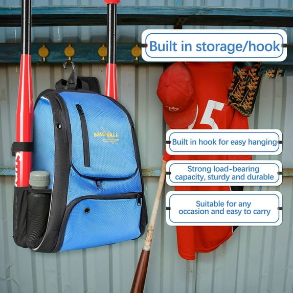 Yaoyar Baseball Bag for Youth and Adult, Softball Bag Large Capacity, Equipment Backpack Shoulder Multifunctional Backpack