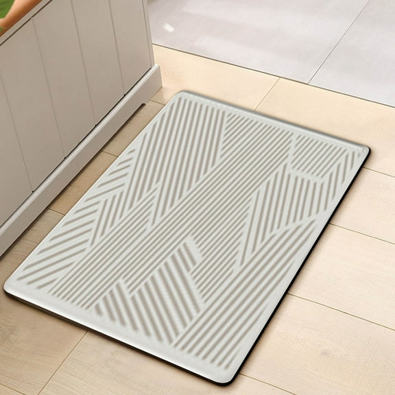 Yaoyar Bath Mat Rug, Non-Slip Quick Dry Absorbent Bathroom Rugs Fit Under Door Bathroom Floor Mats-Shower Rug for in Front of Bathtub, Sink, Shower Room