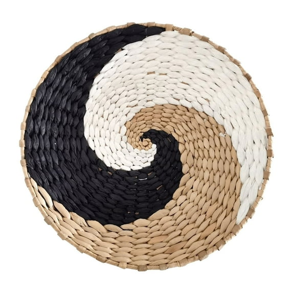 Yaoyar Bohemian Style Wall Decoration Straw Wall Decoration Background Wall Decoration Wall Hanging Sofa Bedside Handwoven Hanging Decoration Wall Hanging, Decorations for Home Clearance