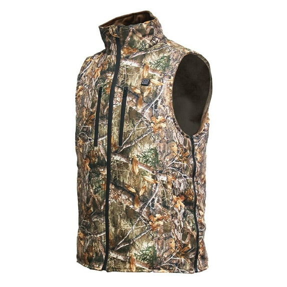 Yaoyar Camo Heated Vest for Hunting, Smart 5V USB Charging Lightweight Heating Safety Vest for Hiking