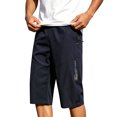 thumbnail image 1 of Yaoyar Cargo Shorts for Men Summer Work Hiking Pants Elastic Waist Knee Length Big and Tall Bermuda Shorts with Pockets, 1 of 7