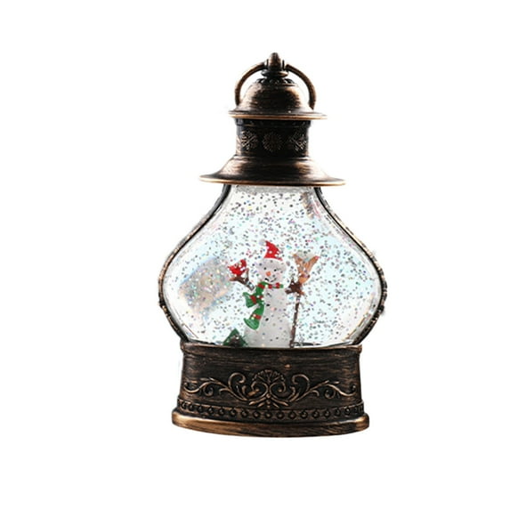 Yaoyar Christmas Lantern LED Lighted Battery Operated Holiday Hanging Home Decoration Christmas Lantern Lights Decor Indoor Outdoor Decorations