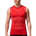 thumbnail image 1 of Yaoyar Compression Shirt Men Slimming Body Shaper Vest Crewneck Workout Shirts Tummy Control Undershirts, 1 of 5